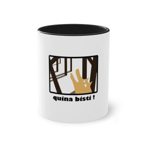 Taza bicolor - Negro - Bisti – Quina bisti!