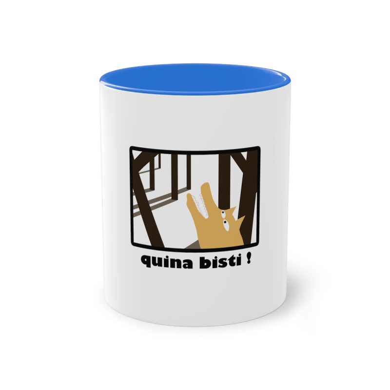 Taza bicolor - Azul Cambridge - Bisti – Quina bisti!