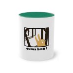 Taza bicolor - Verde oscuro - Bisti – Quina bisti!