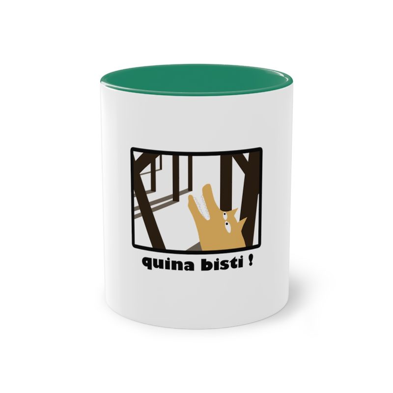 Taza bicolor - Verde oscuro - Bisti – Quina bisti!