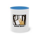 Taza bicolor - Azul claro - Bisti – Quina bisti!