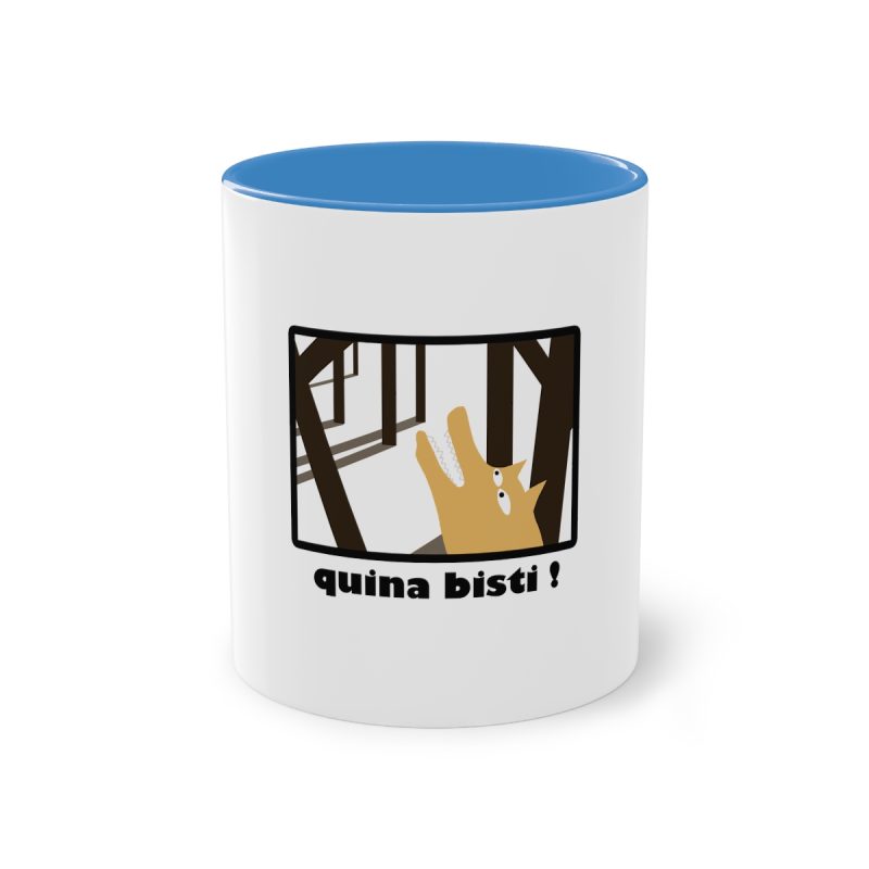 Taza bicolor - Azul claro - Bisti – Quina bisti!