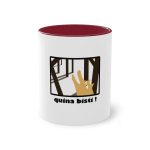 Taza bicolor - Granate - Bisti – Quina bisti!