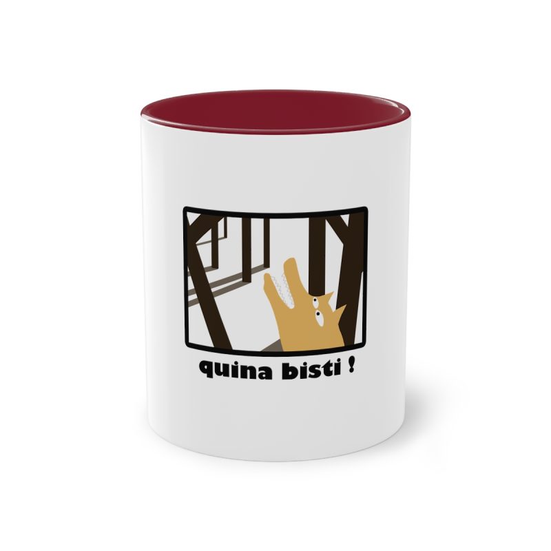 Taza bicolor - Granate - Bisti – Quina bisti!