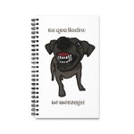 Cuaderno de espiral - Camiseta «Ca que lladra no mossega»