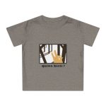 Camiseta de bebe - Gris jaspeado melange - Bisti – Quina bisti! Camiseta de bebe - Gris jaspeado melange - Bisti – Quina bisti!