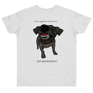 Camiseta punto liso - Blanco - Camiseta «Ca que lladra no mossega»