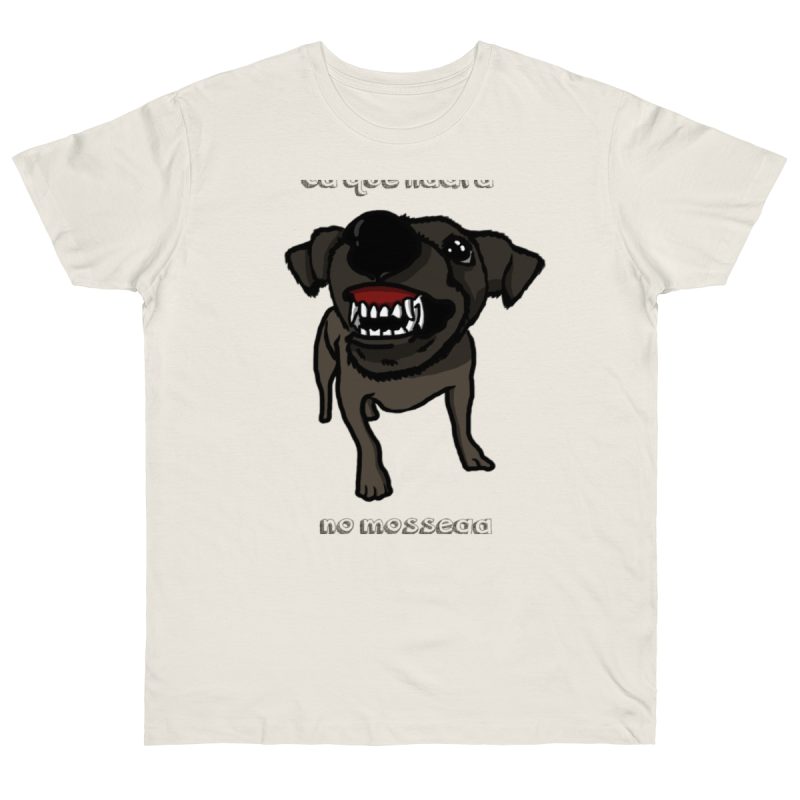Camiseta punto liso - Natural - Camiseta «Ca que lladra no mossega»