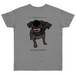 Camiseta punto liso - Gris deportivo jaspeado - Camiseta «Ca que lladra no mossega»