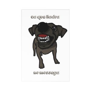 Postales (7 uds.) - Camiseta «Ca que lladra no mossega»