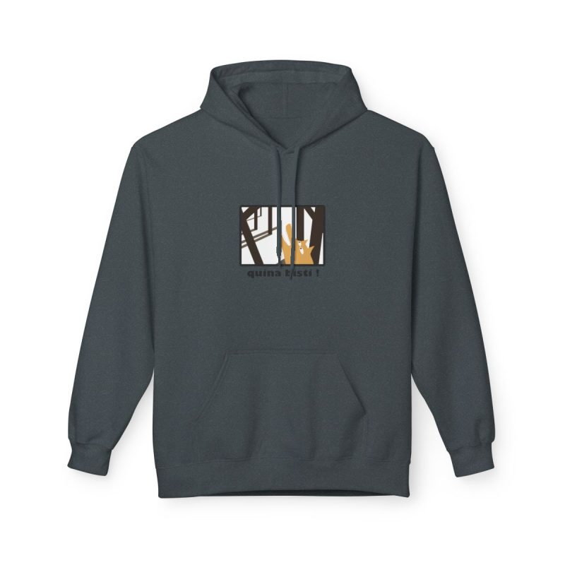 Sudadera Softstyle con capucha - Gris oscuro jaspeado - Bisti – Quina bisti!