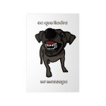 Poster en papel fotografico - Camiseta «Ca que lladra no mossega»