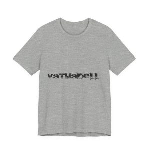 Camiseta jersey manga corta - Gris jaspeado - Camiseta unisex «Vatuadell»