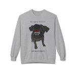 Sudadera Softstyle cuello redondo - Gris deportivo - Camiseta «Ca que lladra no mossega» Sudadera Softstyle cuello redondo - Gris deportivo - Camiseta «Ca que lladra no mossega»
