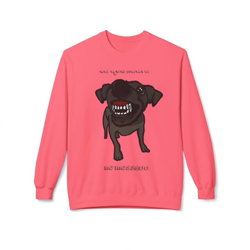 Sudadera Softstyle cuello redondo - Rosa limonada - Camiseta «Ca que lladra no mossega»