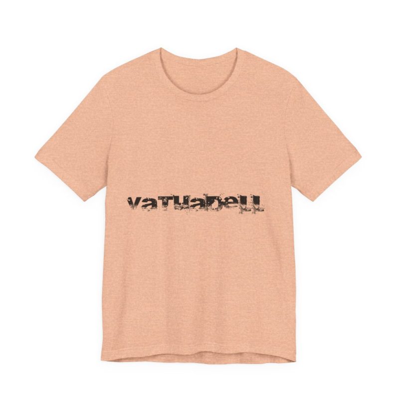 Camiseta jersey manga corta - Melocoton jaspeado - Camiseta unisex «Vatuadell»