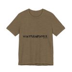 Camiseta jersey manga corta - Verde oliva jaspeado - Camiseta unisex «Vatuadell»
