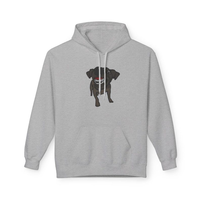 Sudadera Softstyle con capucha - Gris deportivo - Camiseta «Ca que lladra no mossega»