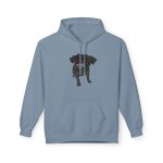 Sudadera Softstyle con capucha - Azul piedra - Camiseta «Ca que lladra no mossega» Sudadera Softstyle con capucha - Azul piedra - Camiseta «Ca que lladra no mossega»