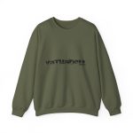 Sudadera cuello redondo - Verde militar - Camiseta unisex «Vatuadell»
