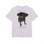 Camiseta oversize gruesa - Lila - Camiseta «Ca que lladra no mossega» Camiseta oversize gruesa - Lila - Camiseta «Ca que lladra no mossega»