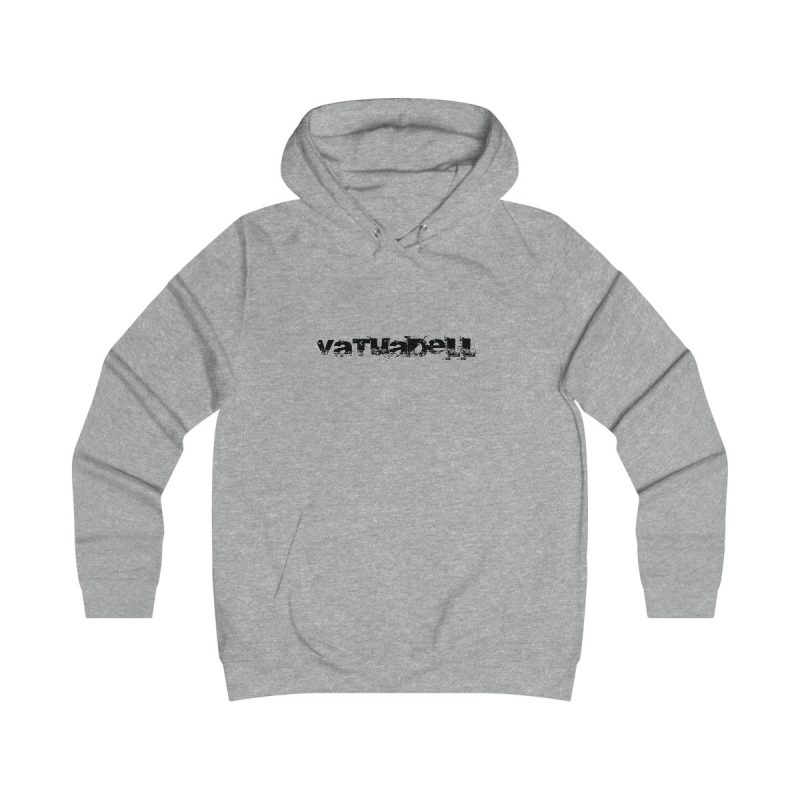 Sudadera universitaria mujer - Gris jaspeado claro - Camiseta unisex «Vatuadell»