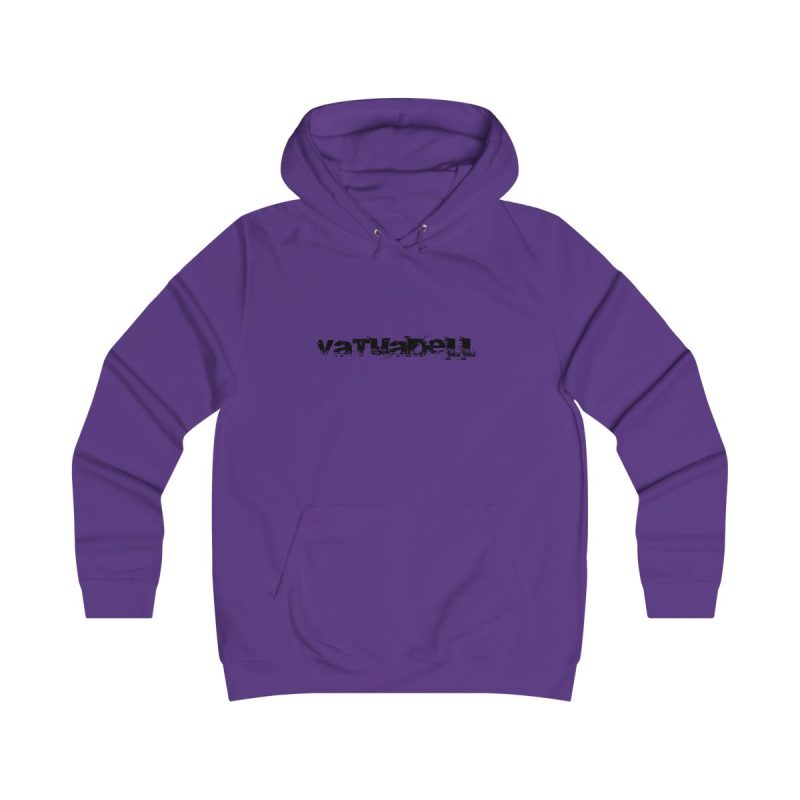 Sudadera universitaria mujer - Morado - Camiseta unisex «Vatuadell»