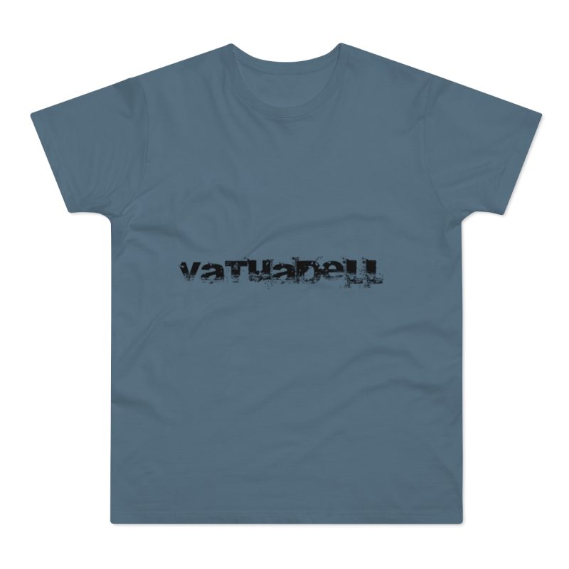 Camiseta hombre punto liso - Azul piedra - Camiseta unisex «Vatuadell»