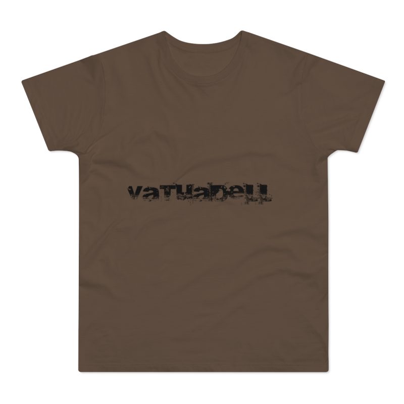 Camiseta hombre punto liso - Marron chocolate - Camiseta unisex «Vatuadell»