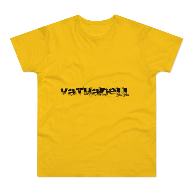 Camiseta hombre punto liso - Amarillo dorado - Camiseta unisex «Vatuadell»