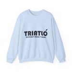 Sudadera cuello redondo - Azul claro - Triatló: berenar + dinar + sopar