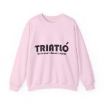 Sudadera cuello redondo - Rosa claro - Triatló: berenar + dinar + sopar