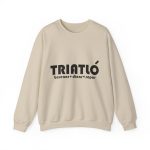 Sudadera cuello redondo - Arena - Triatló: berenar + dinar + sopar