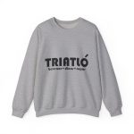 Sudadera cuello redondo - Gris deportivo - Triatló: berenar + dinar + sopar