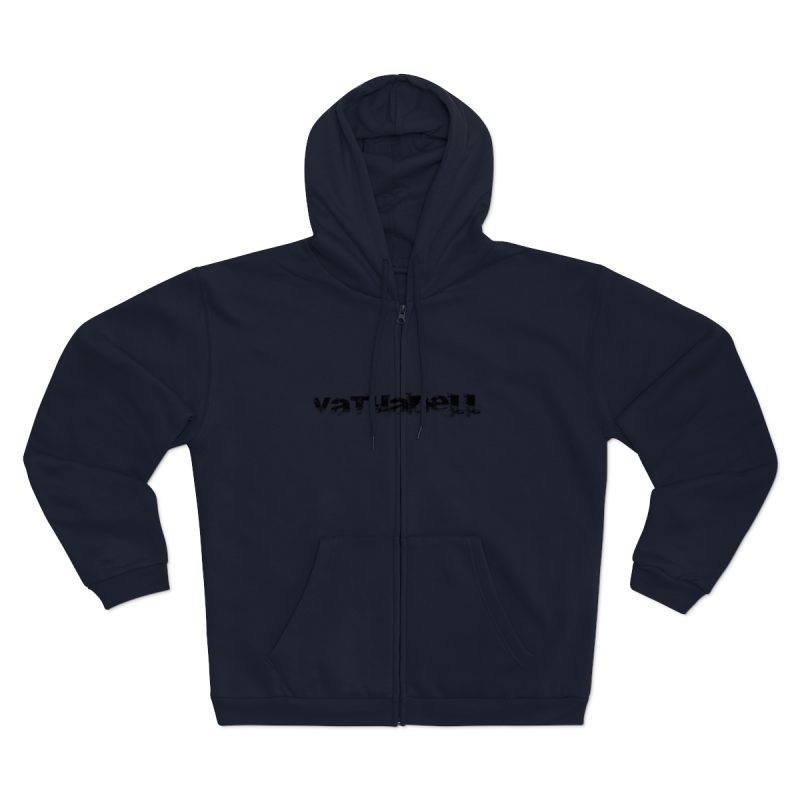 Sudadera capucha con cremallera premium - Azul marino - Camiseta unisex «Vatuadell»