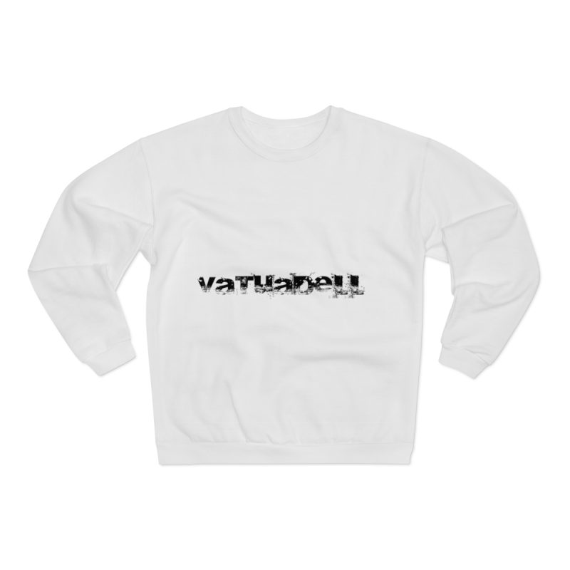 Sudadera cuello redondo premium - Blanco - Camiseta unisex «Vatuadell»