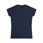 Camiseta mujer Softstyle - Azul marino - Triatló: berenar + dinar + sopar