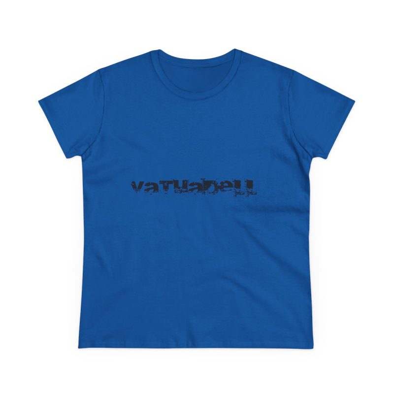 Camiseta mujer algodon medio - Azul royal - Camiseta unisex «Vatuadell»