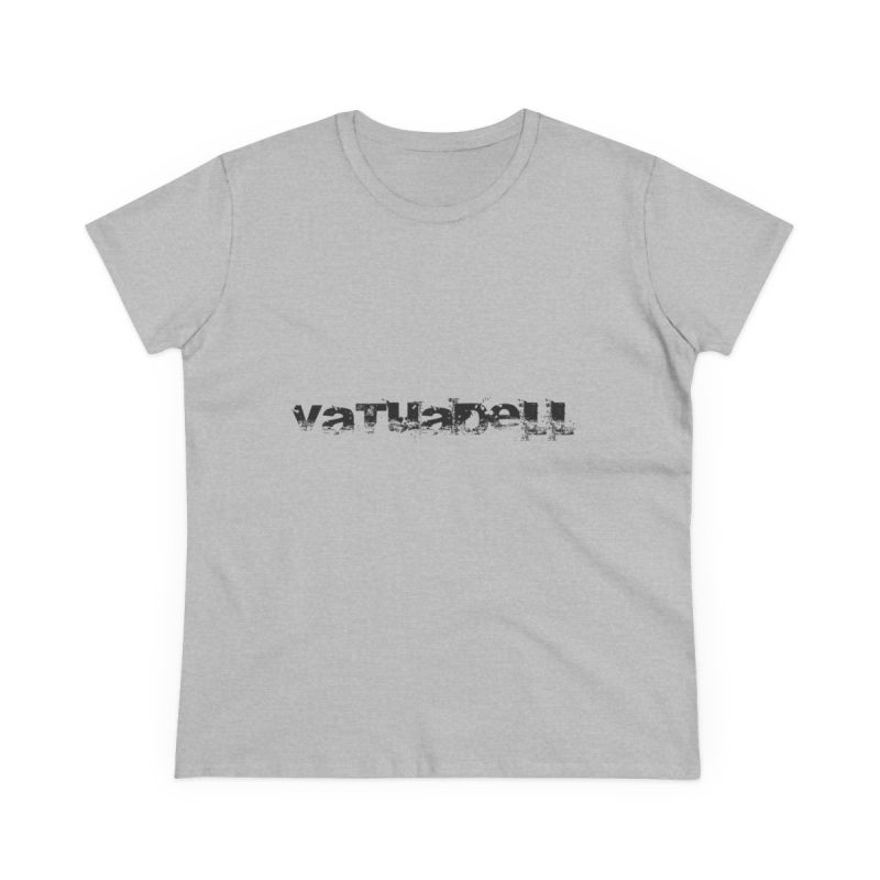 Camiseta mujer algodon medio - Gris deportivo - Camiseta unisex «Vatuadell»