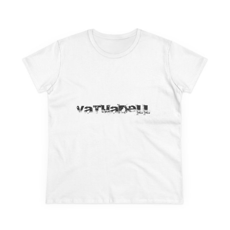 Camiseta mujer algodon medio - Blanco - Camiseta unisex «Vatuadell»