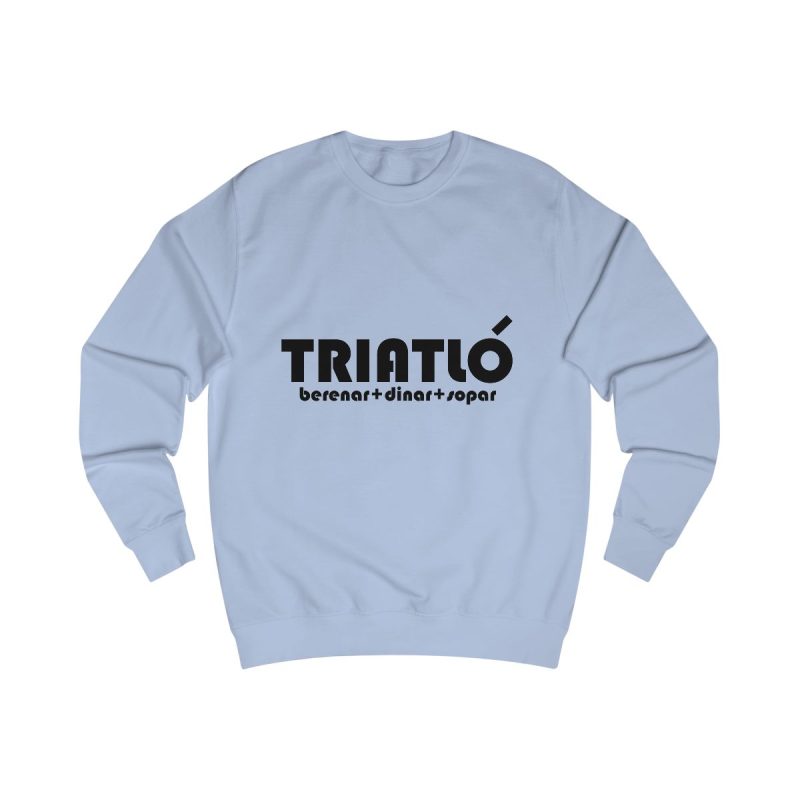 Sudadera clasica - Azul cielo - Triatló: berenar + dinar + sopar