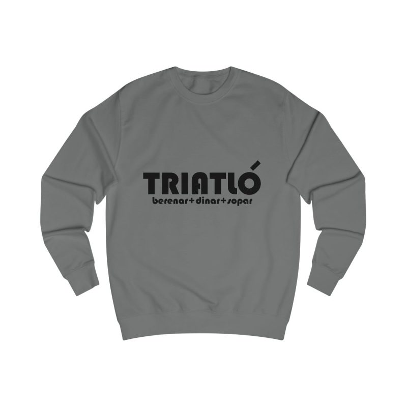 Sudadera clasica - Gris acero - Triatló: berenar + dinar + sopar