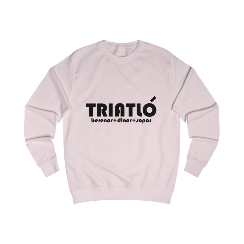 Sudadera clasica - Rosa bebe - Triatló: berenar + dinar + sopar