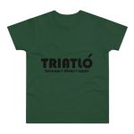 Camiseta hombre punto liso - Verde botella - Triatló: berenar + dinar + sopar