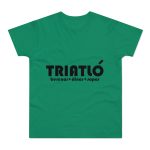 Camiseta hombre punto liso - Verde Kelly - Triatló: berenar + dinar + sopar