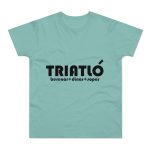 Camiseta hombre punto liso - Verde menta - Triatló: berenar + dinar + sopar