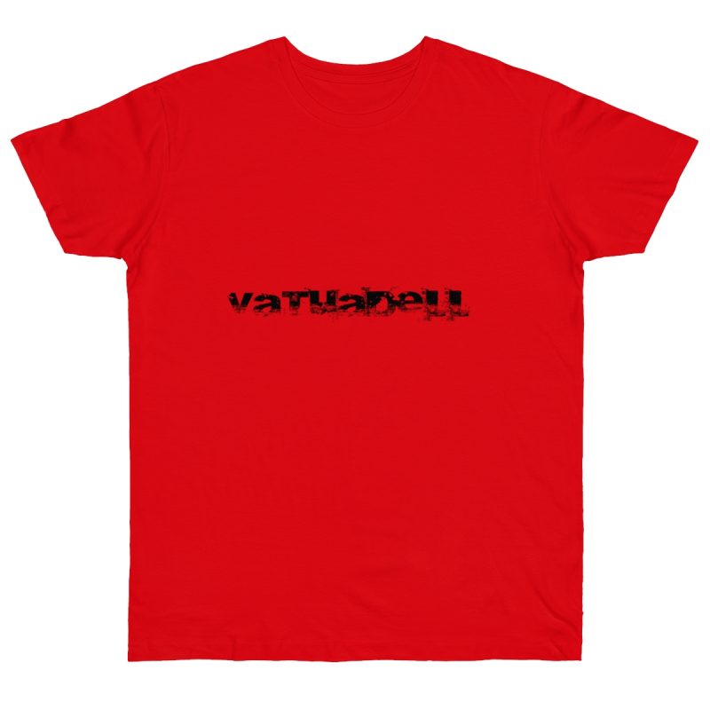 Camiseta punto liso - Rojo fuego - Camiseta unisex «Vatuadell»