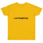 Camiseta punto liso - Amarillo dorado - Camiseta unisex «Vatuadell»