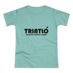 Camiseta mujer punto liso - Verde menta - Triatló: berenar + dinar + sopar Camiseta mujer punto liso - Verde menta - Triatló: berenar + dinar + sopar