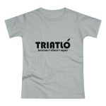 Camiseta mujer punto liso - Gris Pacifico - Triatló: berenar + dinar + sopar Camiseta mujer punto liso - Gris Pacifico - Triatló: berenar + dinar + sopar